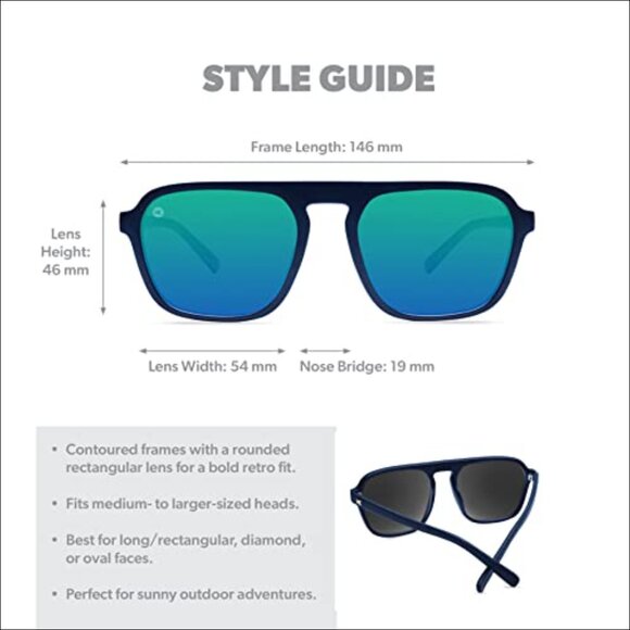 Polarized Sunglasses with UV400 Protection, Polycarbonate Frame